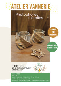 photophores en vannerie