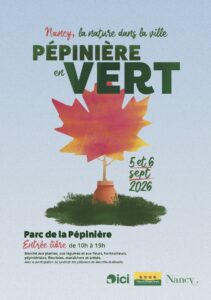 affiche pépinière en vert 2026